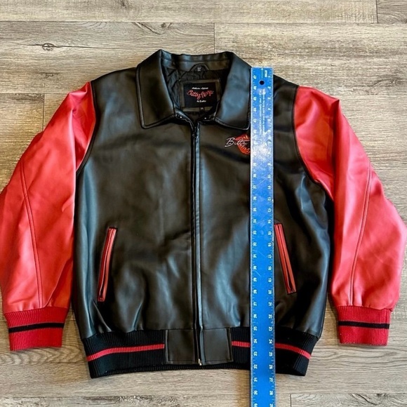 Vintage Betty boop leather bomber jacket - Picture 3 of 7